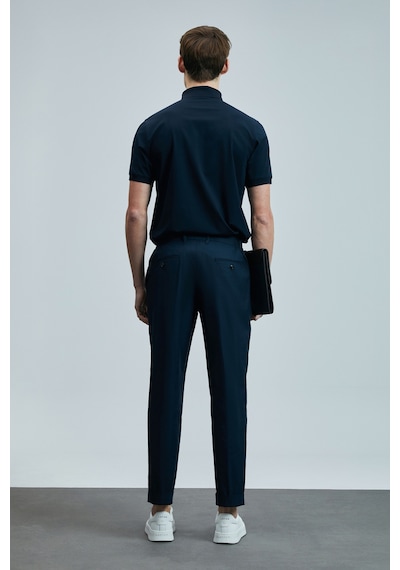 Lufian Samuel Smart Erkek Chino Pantolon Slim Fit Lacivert Lacivert 111190343100200 Lacivert