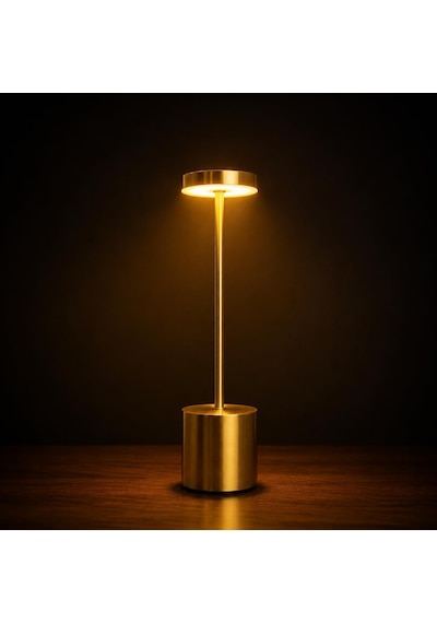 Şarjlı Led Masa Lambası 3 Işık Sıcaklığı Ve Parlaklık Ayarı, Dokunmatik Kontrol, Yüksekliği 34.5 Cm, Alt Tabanı 8 Cm Şık Ve Modern Tasarım, Kullanım Kolaylığı Ymn-8 Diğer 49068705