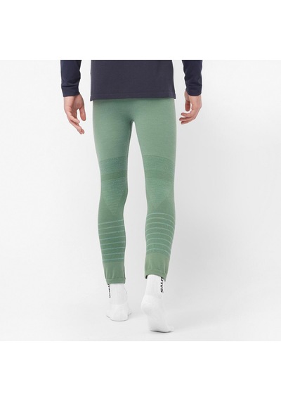 Salomon Essentıal Wool Seamless Gnb0 Yeşil
