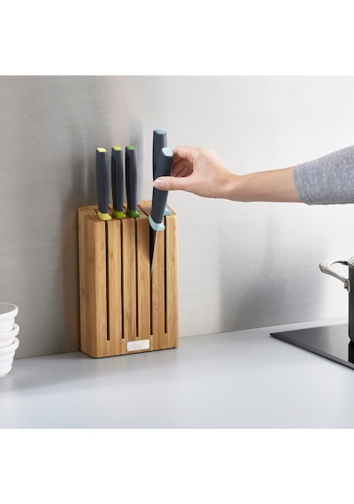 Jj Elevate 5 Li Bıçak Bambu Blok Set Çok Renkli