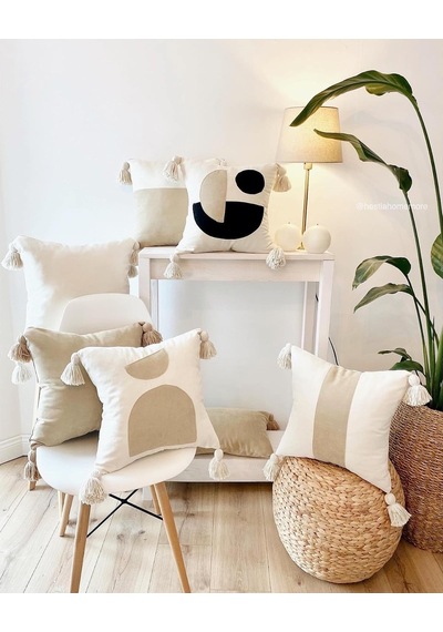 Tr Yastık Kılıfı Modern Dekoratif Kırlent Kılıfı Geometrik Motif Minder Kılıfı Koltuk Yatak Odası Ev Dekoras Genel