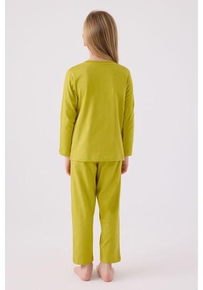 U.s. Polo Assn Kız Çocuk Yeşil Pijama Takımı Us1668-c-v1 Yeşil