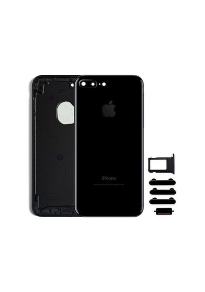 İphone 7 Plus Jet Black Boş Kasa Arka Kapak Yüksek Kalite Standart