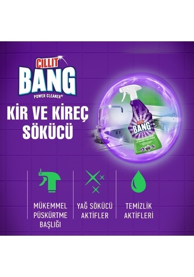 Cillit Bang Mutfak Yağ Sökücü Sprey 750 ML
