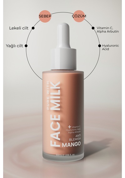 Mango Özlü Aydınlatıcı Ve Leke Karşıtı Nemlendirici Yüz Sütü 150 Ml Vitamin C, Arbutin