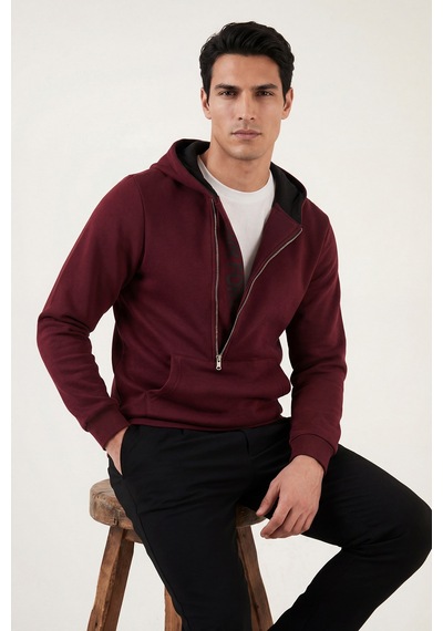 Buratti Erkek Sweat 575707 Vişne Vişne