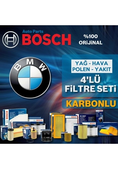 Bmw X5 3.0 D Bosch  Filtre Bakım Seti E53 2001-2003 (495584602)