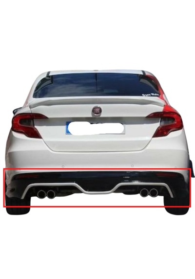 Egea Sedan 2015-2024 Arka Tampon Eki Boyasız