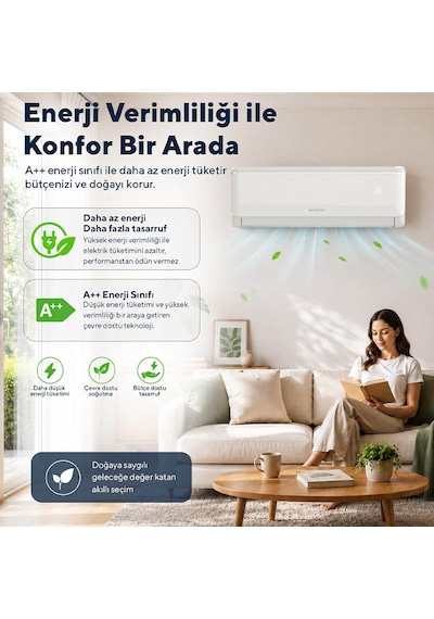 Kumtel Sugi KMSAC-18 18000 Btu A++ Inverter Duvar Tipi Klima