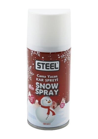 12 Adet Snow Party Spray Kar Spreyi 150ml Her Yüzeye Kar Efektli Yazı Yazma Standart