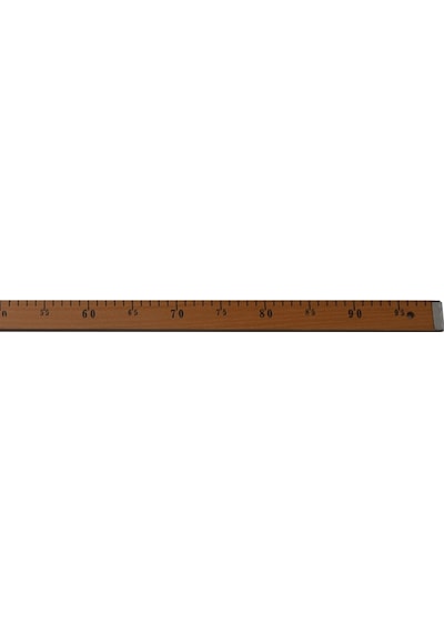 Ahşap Manifatura Cetveli Demirli 1 Metre (100cm)