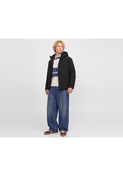 Jack & Jones Jprblamoon Jacket Aw26 Erkek Outdoor Montu 12301654-black Siyah