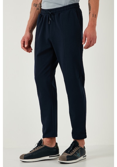 Buratti Pamuklu Regular Fit Yüksek Bel Düz Paça Çimalı Jogger Erkek Pantolon 5908058 Lacivert Buratti Pamuklu Regular Fit Yüksek Bel Düz Paça Çimalı Jogger Erkek Pantolon 5908058 Lacivert