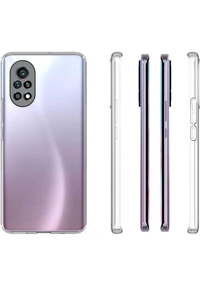 Huawei Honor 50 Kılıf Şeffaf Silikon Hibrit Case Kapak Renksiz