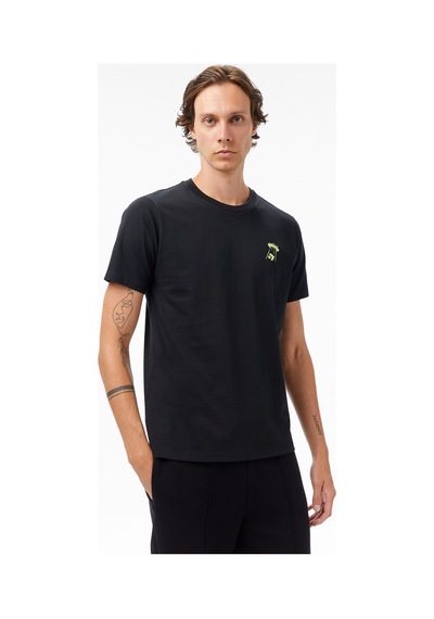 Converse Baskılı Erkek Siyah T-shirtcvm5t185