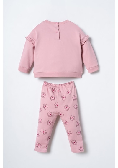 U.S. Polo Assn. Nakışlı Kız Bebek Pembe Uzun Kol Pijama Takım Usb3250-c-v1 Usb3250-c-v1