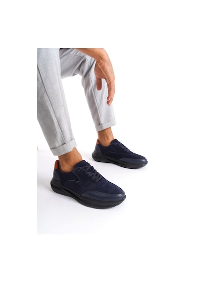 Mubiano Hakiki Deri Mbkry301-lcv Erkek Lacivert Sneaker & Spor Ayakkabı Lacivert