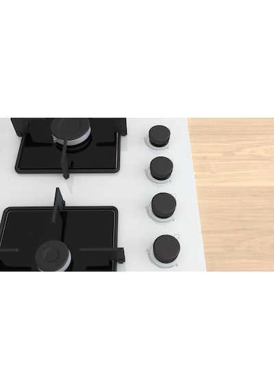 Bosch POP6C2P31O Serie 4 Sert Cam Gazlı Ocak