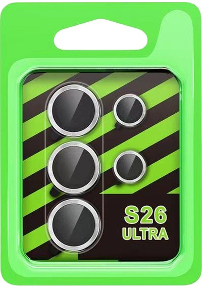 Samsung Galaxy Uyumlu  S26 Ultra Raze Metal Kamera Lens - Gümüş
