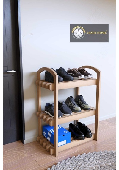 Abzer Home Ayakkabılık Kahverengi Ham