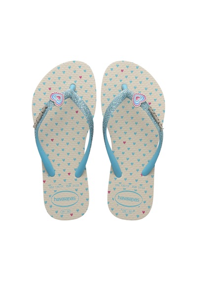 Havaianas Kıds Slım Glıtter Iı Simli Kız Çocuk Parmak Arası Terlik 4146976 4146976 0121 Bej