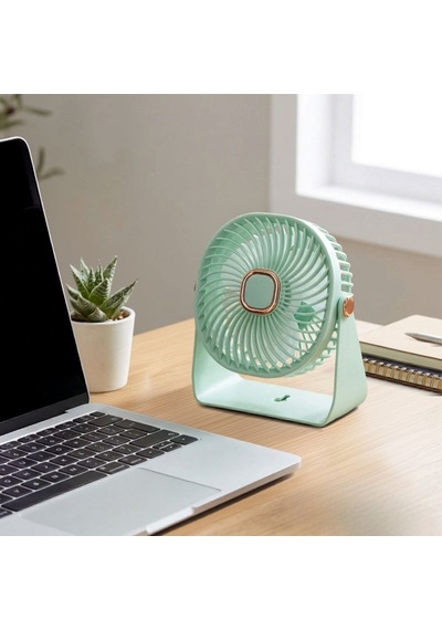 Büro Ev Ofis si İçin 3mod Masaüstü Duvara Asılır Standlı Kaydırmaz Pedli Mini Fan