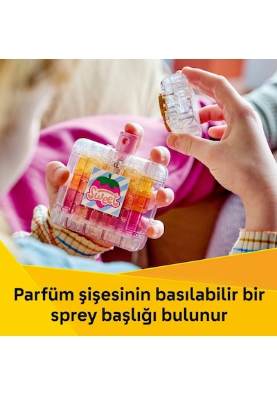 Arada Çiçekli Dekoratif Parfüm Şişesi 31383 Standart