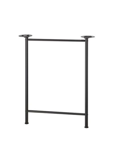 Ikea Spänd Çalışma Masası Ayağı, Siyah, 70 Cm