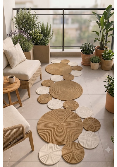 Villadia Home Textile Jüt Hasır Sarmal Kilim Yuvarlak Örgü Halı Yolluk Dekoratif Doğal Görünümlü Bohem Ev Kilimi Salon Balkon Oturma Yatak Mutfak Çocuk Odası 310bambukrem Villadia Home Textile Jüt Hasır Sarmal Kilim Yuvarlak Örgü Halı Yolluk Dekoratif Doğal Görünümlü Bohem Ev Kilimi Salon Balkon Oturma Yatak Mutfak Çocuk Odası 310bambukrem