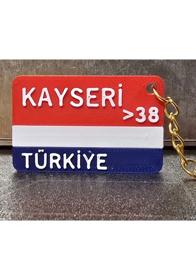 Kayseri Plaka Anahtarlık