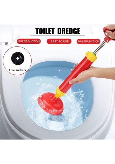 Fcs Bathroom Hava Tahliyesi Blaster Hava Gücü Tuvalet Pompası Ağır Hizmet Lavabo Pompası, Yüksek Basınçlı Hava