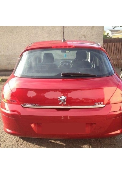 Peugeot 308 Formlu Krom Bagaj Alt Çıta 2007-2013 Arası.