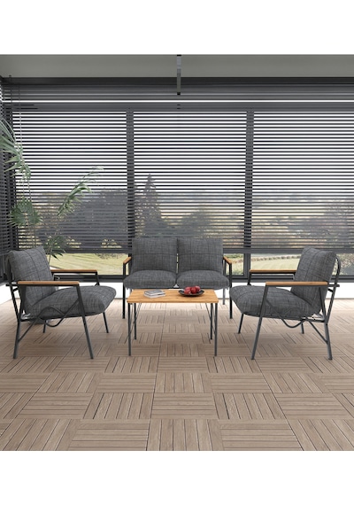 Doruk Home Balkon, Bahçe, Cafe, Metal Koltuk Takımı, Bahçe Takımı , Çay Seti, 2 1 1 Antrasit Doruk Home Balkon, Bahçe, Cafe, Metal Koltuk Takımı, Bahçe Takımı , Çay Seti, 2 1 1 Antrasit