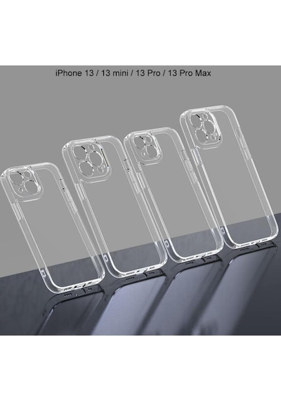 Apple Uyumlu iPhone 13 Pro Max Şeffaf Kamera Korumalı Soket Tıpalı 3d