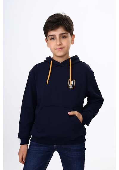 Toontoy Kids Toontoy Erkek Çocuk Relax Fit Kapüşonlu Cepli Hafif Düşük Omuz Baskılı Sweatshirt - 2 İplik Lacivert Toontoy Kids Toontoy Erkek Çocuk Relax Fit Kapüşonlu Cepli Hafif Düşük Omuz Baskılı Sweatshirt - 2 İplik Lacivert