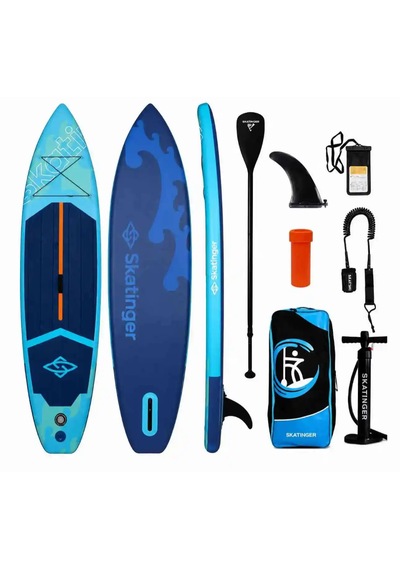 Mavi Set 325 X 82 Paddle Board Şişme Sörf Tahtası Full Set