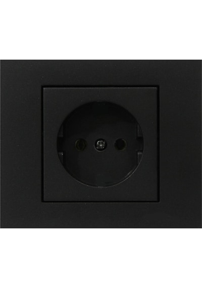 Atom Siyah Normal Priz 5060