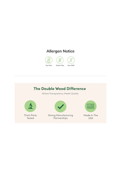 Double Wood Magnesium Acetyl-taurate 700mg 60 Capsul. Usa V...