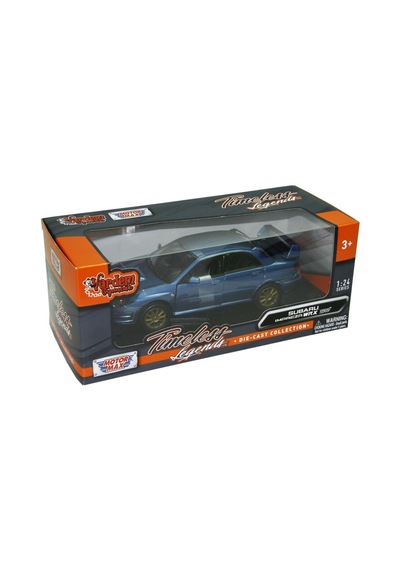 Motormax 1:24 Subaru Impreza Wrx Stı Mavi Model Araba