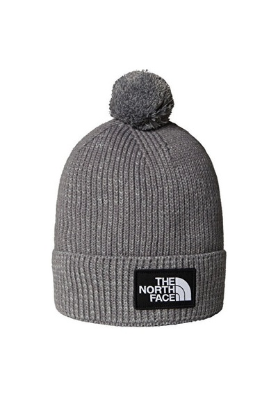 The North Face Tnf Logo Box Pom Beanie Bere Nf0a8chfdyy1 Gri Gri