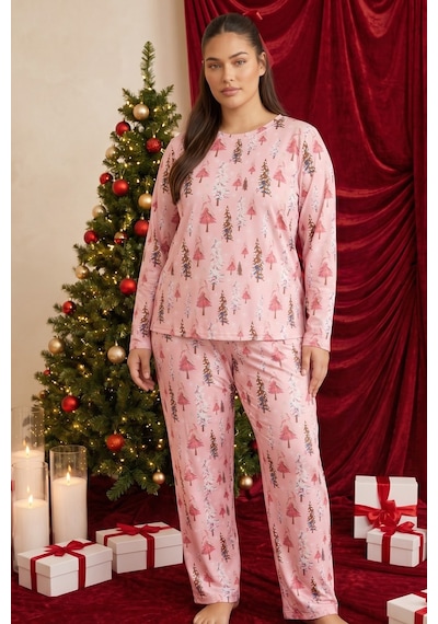 Siyah İnci Yılbaşı Temalı Desenli Termal Kumaşlı Ultra Soft Yumuşak Büyük Beden Battal Boy Örme Pijama Takımı 26226706 Pembe Siyah İnci Yılbaşı Temalı Desenli Termal Kumaşlı Ultra Soft Yumuşak Büyük Beden Battal Boy Örme Pijama Takımı 26226706 Pembe