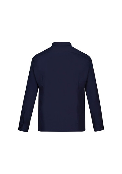 Hatemoğlu Lacivert Slim Fit Slim Yaka Pamuklu Uzun Kollu Gömlek Lacivert
