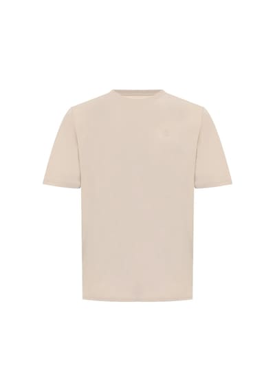 Lumberjack 6m Mb Ct102 C Nk T-sh 6fx Erkek Bej T-shirt - 102064373