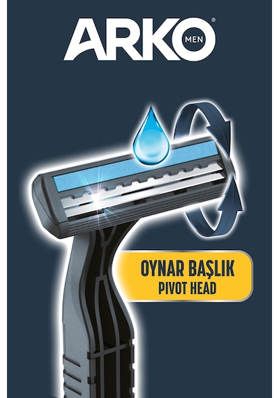 2 Adet Arko Tıraş Bıçağı T2 Pro Poşet 10'lu 84576624