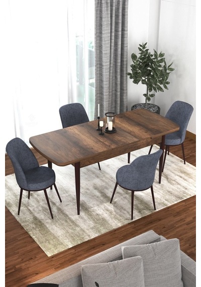 Canisa Concept Kor Serisi 70x114 Açılabilir Mutfak Masası Takımı Barok Desen Masa 4 Füme Sandalye Masa Barok Ahşap 4 Füme Sandalye Canisa Concept Kor Serisi 70x114 Açılabilir Mutfak Masası Takımı Barok Desen Masa 4 Füme Sandalye Masa Barok Ahşap 4 Füme Sandalye