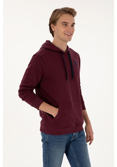 U.s. Polo Assn. Erkek Plum Sweatshirt 50307703-vr177 New Plum