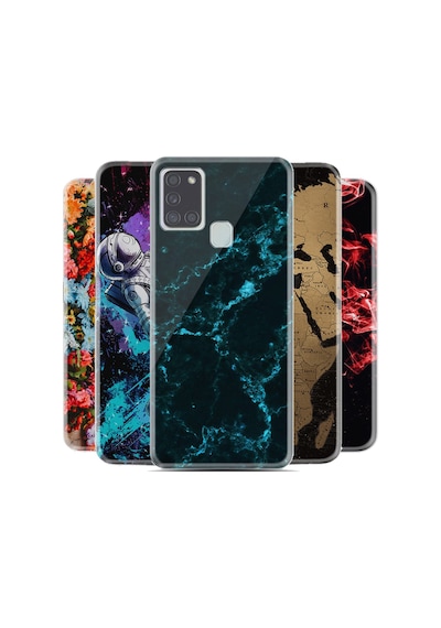 Samsung Uyumlu Galaxy M21 Kilif Desenli Baskili Silikon Kiliflar 334620125