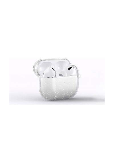 Apple AirPods Uyumlu 3. Nesil Zore Allstar Airbag 32 Parlayan Simli Saydam Renkli Kılıf Şeffaf