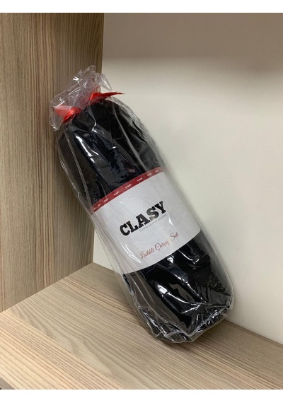 Clasy Ranforce Lastikli Çarşaf Seti Çift Kişilik Siyah Çok Renkli