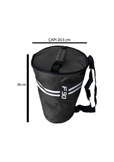 Galb Leather Silindir Gri Spor Cantasi El Ve Omuz Askili Mini Boy 38x20 Cm